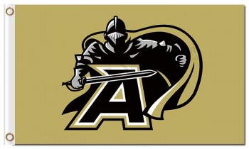 Logo personalizzato di alta qualità ncaa army black knights 3'x5 'poliestere