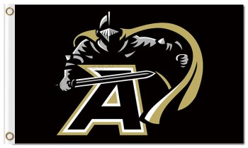 Logo personalizzato di alta qualità ncaa army black knights 3'x5 'in poliestere