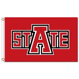 Ncaa arkansas state rot wölfe 3'x5 'polyester team flags zustand