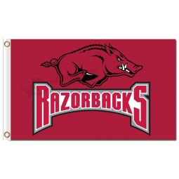 Ncaa Arkansas Razorbacks 3'x5 'Polyester Sportfahnen 