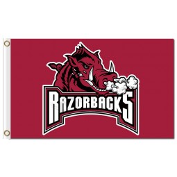 NCAA Arkansas Razorbacks 3'x5' polyester flags razorbacks for sports flags
