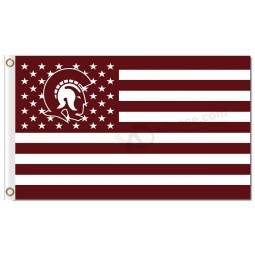 Ncaa arkansas小型岩石特洛伊木马3'x5'聚酯旗帜全国为廉价运动旗帜