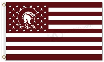 Ncaa arkansas小型岩石特洛伊木马3'x5'聚酯旗帜全国为廉价运动旗帜