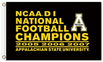 NCAA Appalachian State Mountaineers 3'x5' polyester flags champions for cheap sports flags