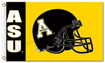 NCAA Appalachian State Mountaineers 3'x5' polyester flags helmet for cheap sports flags
