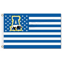 Maßgeschneiderte hochwertige ncaa alaska nooks seawolves 3 'x 5' polyester fahnen nationalen für benutzerdefinierte team flags
