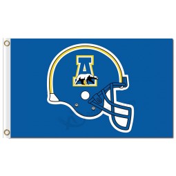 Customized high quality NCAA Alaska Nanooks Seawolves 3'x5' polyester flags helmet for custom team flags