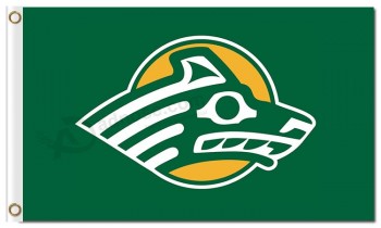 カスタマイズされた高品質のncaaアラスカの足場seawolves 3'x5 'のカスタムフラッグのためのポリエステルフラグのロゴ 