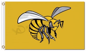 оптовые подгонянные высокого качества ncaa алабама штата hornets 3'x5 'полиэфирные флаги логотип для спортивных баннеров команды