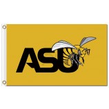 Wholesale customized top quality NCAA Alabama State Hornets 3'x5' polyester flags ASU for sports team banners