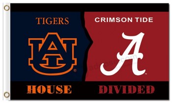 Customized high quality NCAA Alabama Crimson Tide 3'x5' polyester flags with high quality