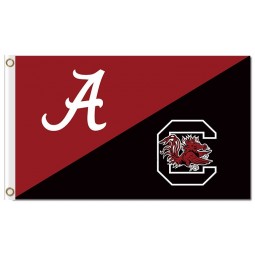 Ncaa Alabama Crimson Flut 3'x5 'Polyester Fahnen Haus geteilt für Sport Team Fahnen