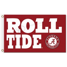Ncaa Alabama Crimson Gezeiten 3'x5 'Polyester Fahnen Roll Flut für Sport Team Fahnen