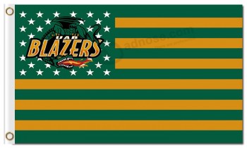 Wholesale customized top quality NCAA Alabama Birmingham Blazers 3'x5' polyester flags stars stripes for sports team banners and flags