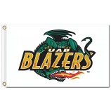 Wholesale customized top quality NCAA Alabama Birmingham Blazers 3'x5' polyester flags white for sports team banners and flags