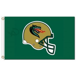 Großhandels kundengebundene erstklassige ncaa Alabama Birmingham-Blazer 3'x5 Polyester kennzeichnet Flaggensturzhelm für Sportteamfahnen und -flaggen