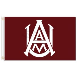 Großhandels kundengebundene Spitzenqualität ncaa Alabama a u. m Bulldoggen 3'x5 Polyester kennzeichnet Flaggenlogo für Sportteamfahnen und -flaggen