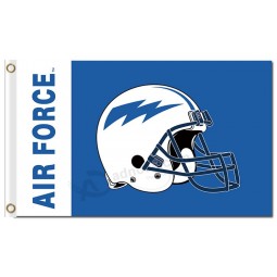 Großhandel angepasst hoch-Endee ncaa Luftwaffe Falken 3'x5 'Polyester Flaggen Helm Wortmarke für Sport Fahnen und Banner 