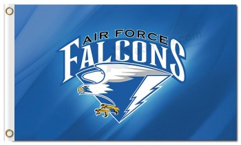 Al por mayor personalizado alto-Final ncaa air force halcones 3'x5 'banderas de poliéster para personalizar