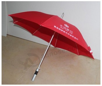 Al por mayor personalizado alto-Paraguas recto final de aluminio