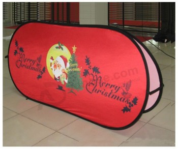 Al por mayor personalizado alto-Fin Navidad pop-up banner