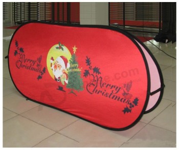 Wholesale custom high-end Christmas pop up banner with your logo