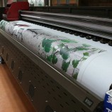Backpack advertising perforated vinyl mesh banner