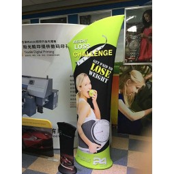 cheap promtional fabric table display banner stand