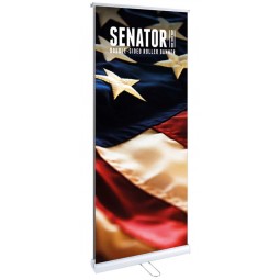 Retractable fabric Roll up advertising display banner with your logo