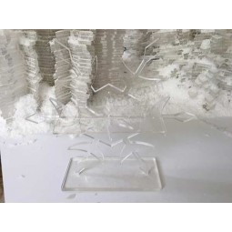 Cadeau de noël neige acrylique devient très populaire sur le marché
