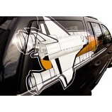 Barato etiqueta engomada personalizada del cuerpo del coche del pvc para viajar