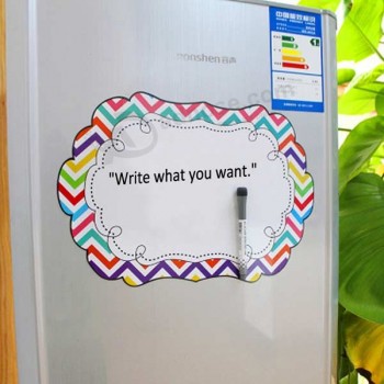 Magnete del frigorifero in bianco personalizzato del pianificatore del calendario settimanale
