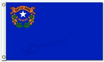 Bandiere personalizzate di stato, territorio e città bandiere nevada 3'x5 'in poliestere