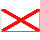 Großhandelsgewohnheitszustand, Gebiet und Stadt kennzeichnet Alabama 3'x5 Polyesterflaggen