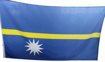 Taille de custm direct d'usine pour le drapeau de Nauru