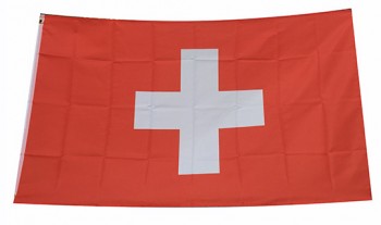 Groothandel aangepaste grootte voor Zwitserland vlag