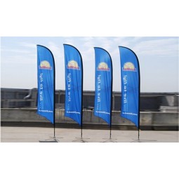 Banderas de plumas de logotipo personalizado para la venta