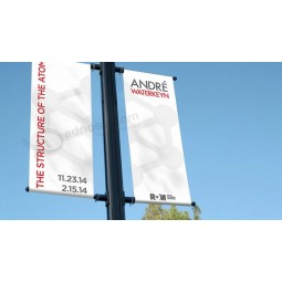Wholesale Customized Outdoor High Quality Rectangle Advertising Flag Banner With Pole
