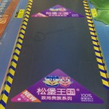 пользовательские цветной печати съемный напольный стикер для продажи