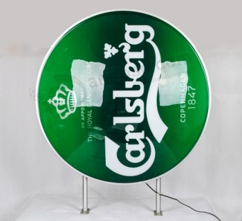 圆形led真空成型灯箱，热成型3cm/5厘米/7厘米