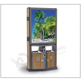 China manufacturer Stand Light box with Trash