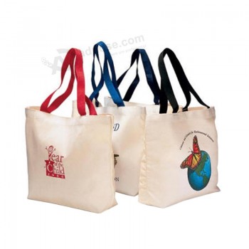 エコ-フレンドリーなリサイクル高品質の安価なプロモーション卸売キャンバスバッグ