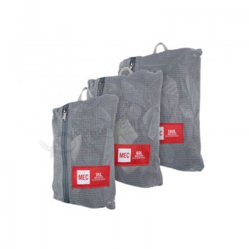Poignée en gros paquet de sac de maille pour les vêtements fabriqués en Chine