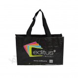 Pas cher promotionnel design personnalisé mode pp sac tissé