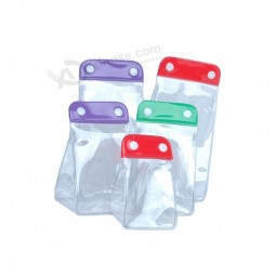 Bolso de compras del bolso de la promoción del PVC claro resellable impreso personalizado