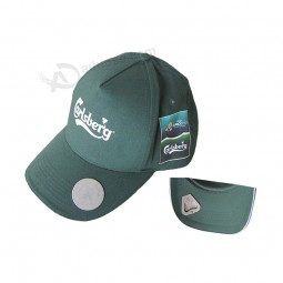 Fashional 6 Panel Baseball Cap with Beer Bottle Opener