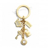 2017 Heißes verkaufEndees kundenspezifisches Logometallkeychain-Fabrikporzellan