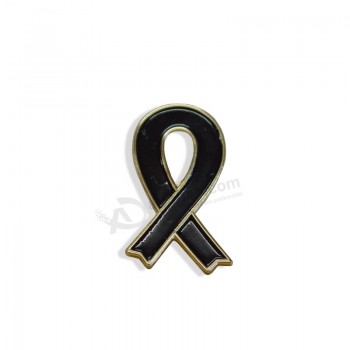 Cheap promotional label pin,custom Ribbon badge wholesale 