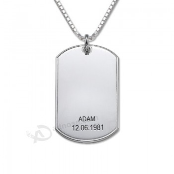 Customized Aluminum Hang Decorations Dog Tag Made in China