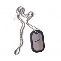 Cheap Custom Printing Metal Dog Tag with Necklace